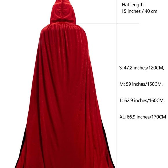 💞Sale:NIP Red Cloak - Picture 2 of 3
